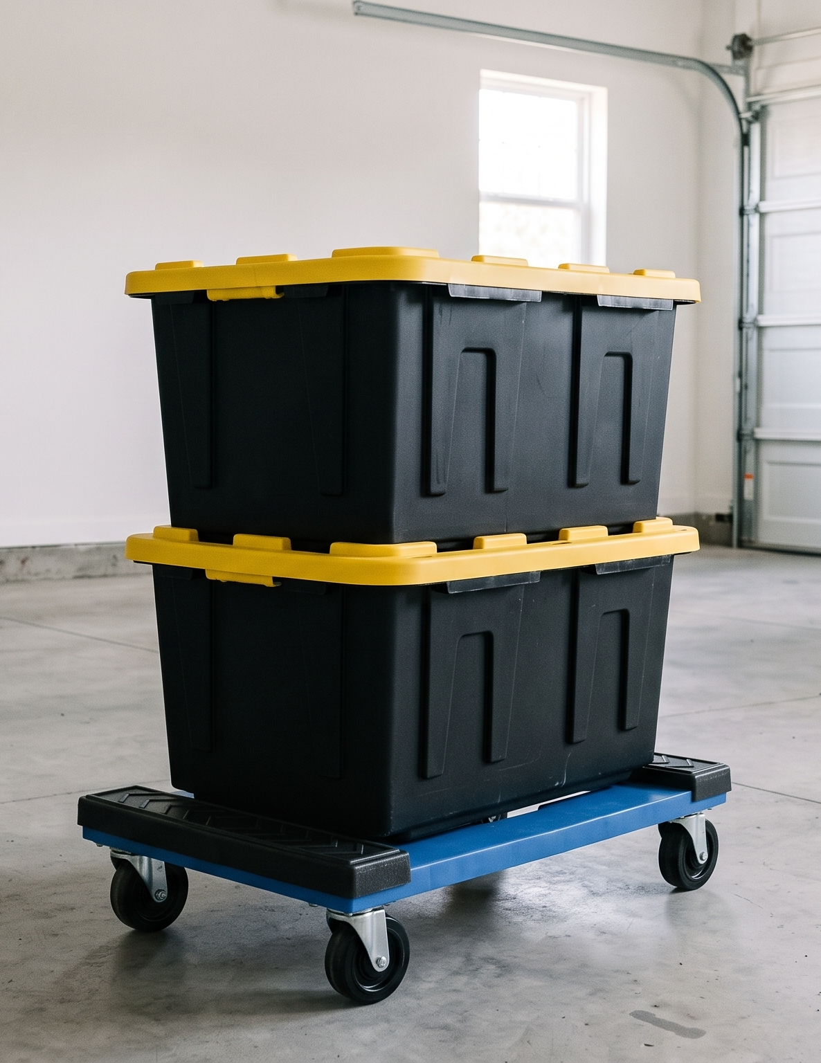27-Gallon Heavy-Duty Tote on Dolly